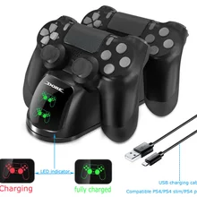 Быстрая зарядка PS4 док-станция двойной контроллер зарядное устройство зарядная станция геймпад подставка держатель база для SONY playstation 4 PS4/Pro/Slim