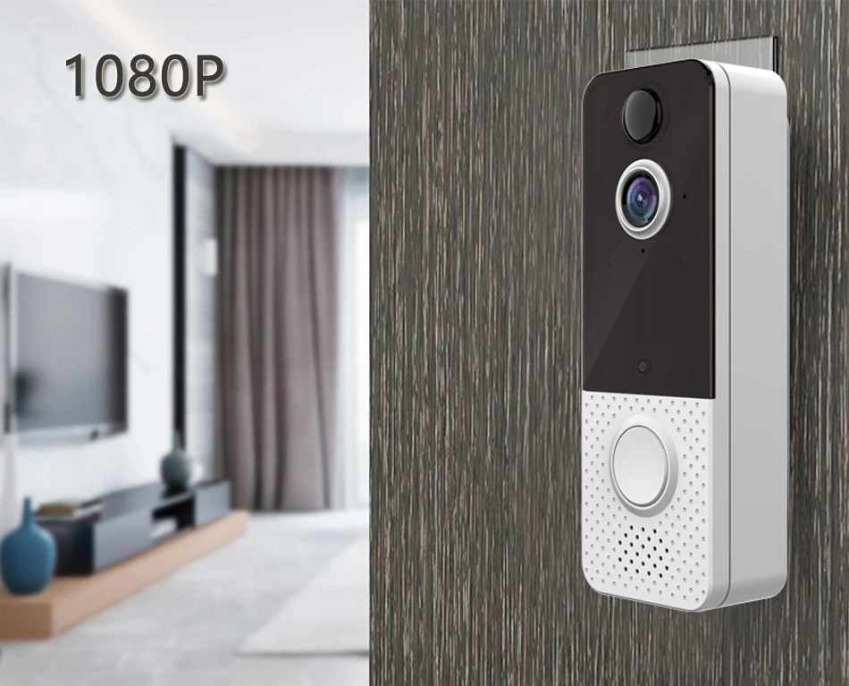 EKEN T8 IP67 Weatherproof Smart Video Doorbell Camera WIFI 1080P Visual Intercom Night Vision IP Door Bell PIR Wireless Cameras