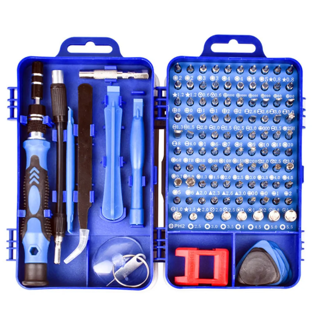 £15.19 115 In 1 Screwdriver Set Multi Function Manual Repair Tool Box