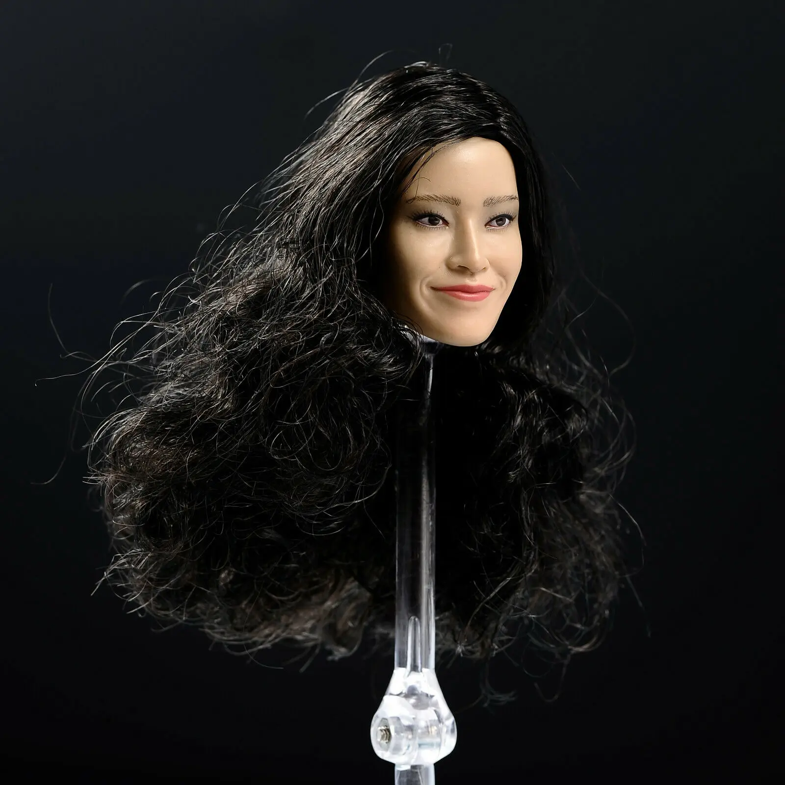 Масштаб 1:6 азиатская девушка модель головы Hsu Kei Shu Qi подходит для женской