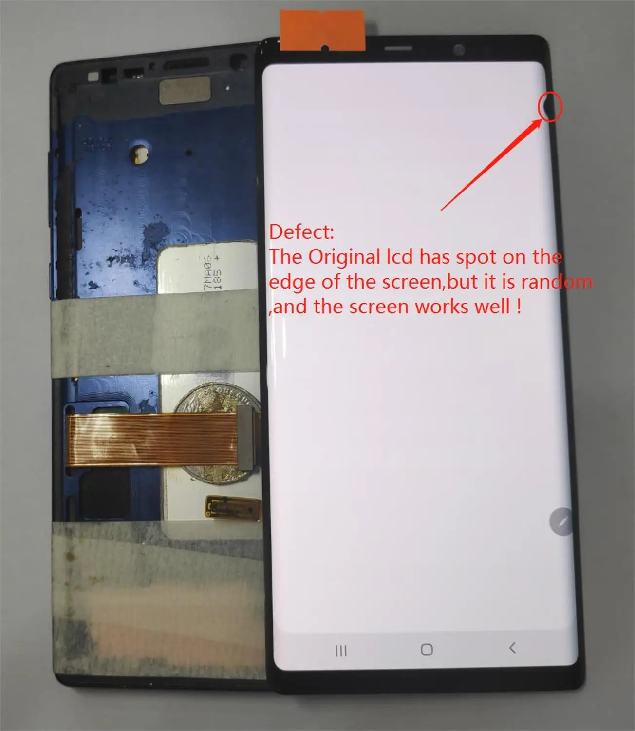 

6.3"Original Defect Super Amoled LCD For Samsung Galaxy Note 9 Note9 N960 N960F N960D N960DS LCD Display Touch Screen Digitizer