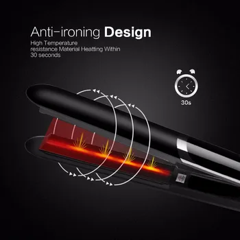 

New Infrared Flat Iron Digital Hair Straightener Iron with Ceramic Tourmaline Plate Temperature Control Hair Iron Christmas Gift