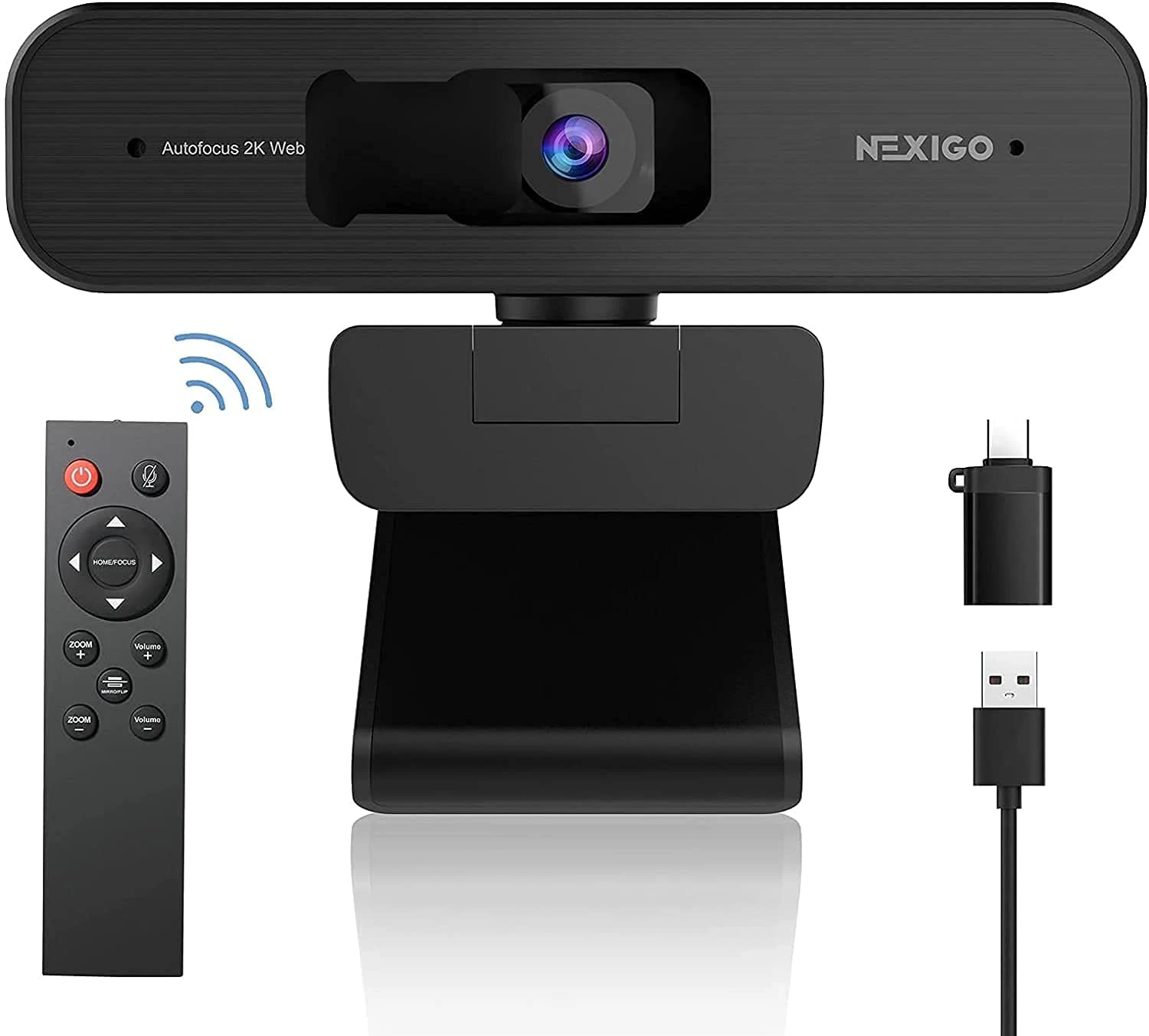 Zoom Zertifiziert, nexiGo N940P 2K Zoomable Webcam mit Fernbedienung und  Software Steuert | Sony Starvis Sensor | 1080P @ 60FPS | 3X|Funkadapter| -  AliExpress