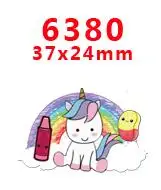 30 шт мультяшный персонаж плоское украшение из смолы PR 6330 - Цвет: 6380
