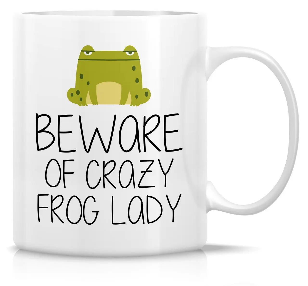 Beware Crazy Fox/Frag/Snail Lady 10 унций кружка забавная керамическая для кофе с