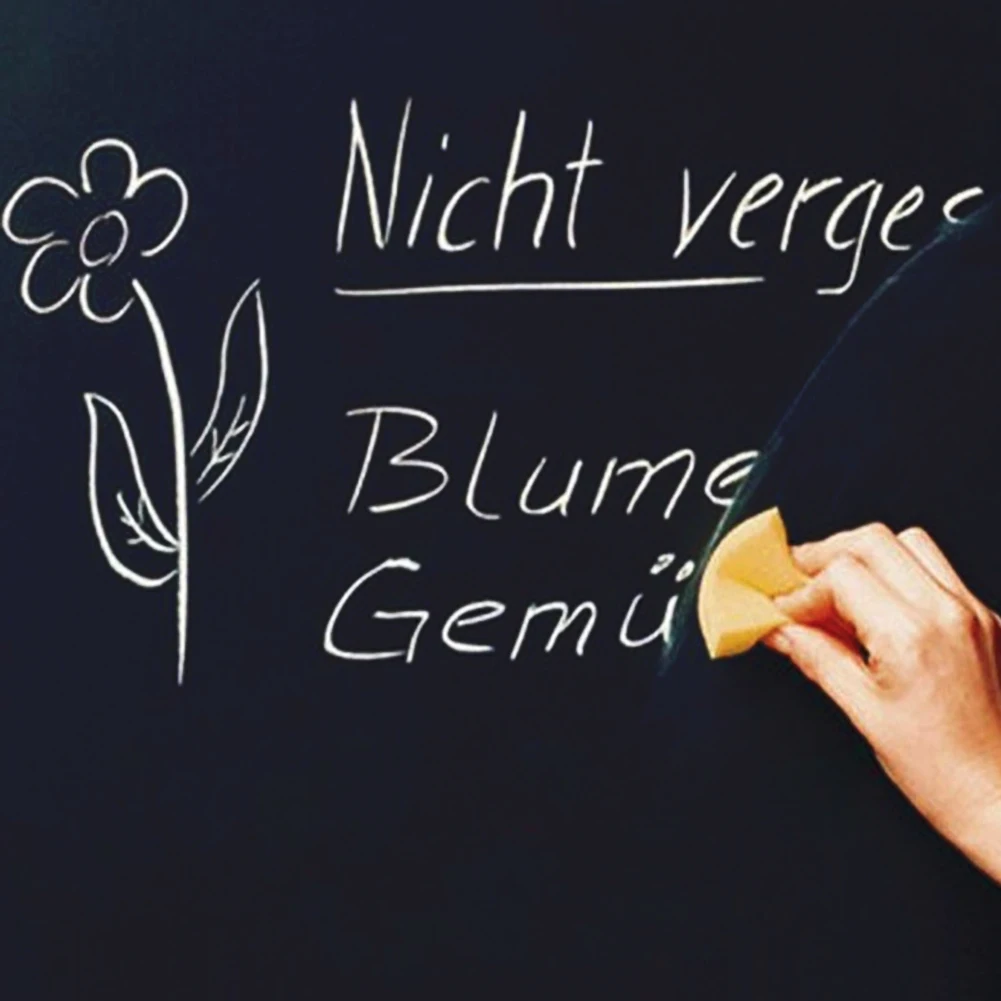 100x45m PVC Removable Waterproof Blackboard Wall Sticker Black Chalkboard Blackboard Sticker School Home Wall Decal