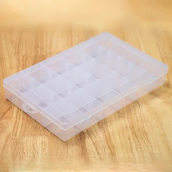 

18 Slots Cells Colorful Portable Jewelry Tool Storage Box Container Ring Electronic Parts Screw Beads Organizer Plastic Case