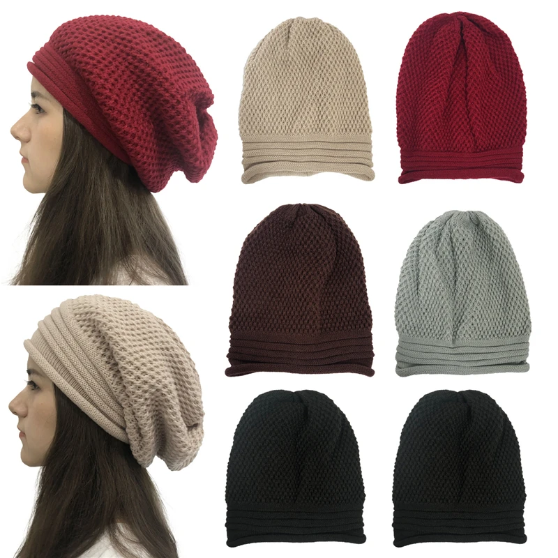 

Female Beanies Rabbit Hair Winter Hats For Women Casual Autumn Knitted Beanie Girls 2019 Men Fashion High Quality Soft Wool Hat