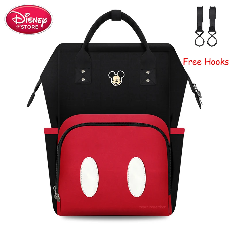 mickey Дисней Пеленки сумки Микки Минни Маус для ухода за ребенком мумия детские сумки Кормление подгузник сумка Mon рюкзак - Цвет: mickey