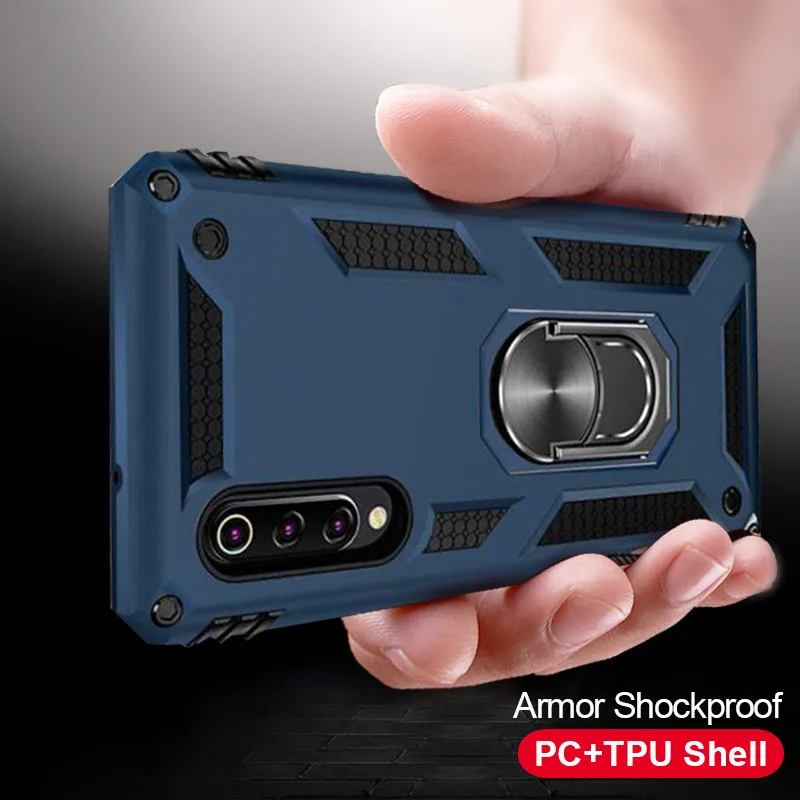 Противоударный чехол для телефона Xiaomi Mi9 SE Redmi Note 7 Pro с магнитным кольцом-держателем, противоударный защитный чехол для телефона s