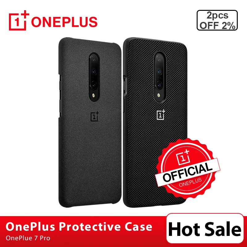Оригинальный защитный чехол OnePlus для OnePlue 7 Pro из нейлона телефона натуральная