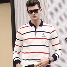 Весенне-осенняя новая стильная мужская Свободная рубашка-поло с длинным рукавом и отложным воротником для женщин среднего возраста деловой свет роскошный пуловер