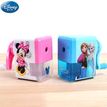 Мультяшная принцесса Холодное сердце Эльза и Анна Механическая точилка для карандашей Дисней Минни Микки Маус Белоснежка принадлежности для письма игрушки