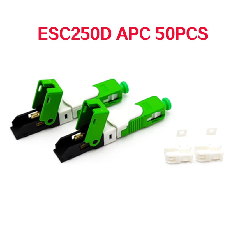 ESC250D FTTH SC UPC Optical fibe quick connector SC FTTH Fiber Optic Fast Connector Embedded ESC250P 