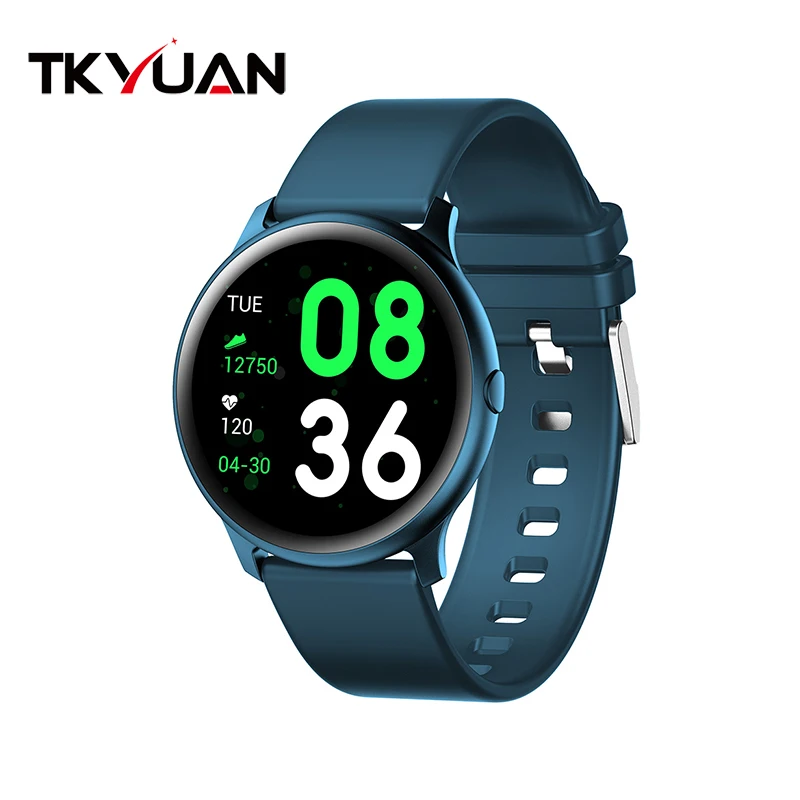 

TKYUAN KW19 Women Smart watch Waterproof Blood oxygen Heart rate monitor Men sport smartwatch for IOS and Android