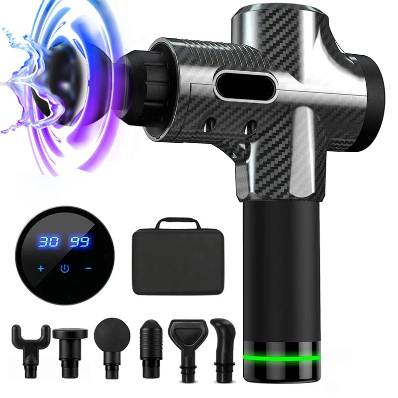 Massage Gun Body Tissue Muscle Massager 30 Speed Gear Deep Fascia | Красота и здоровье