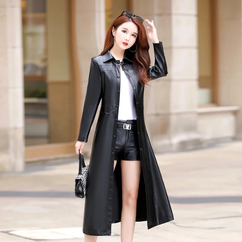 Natural Leather Jacket Female 