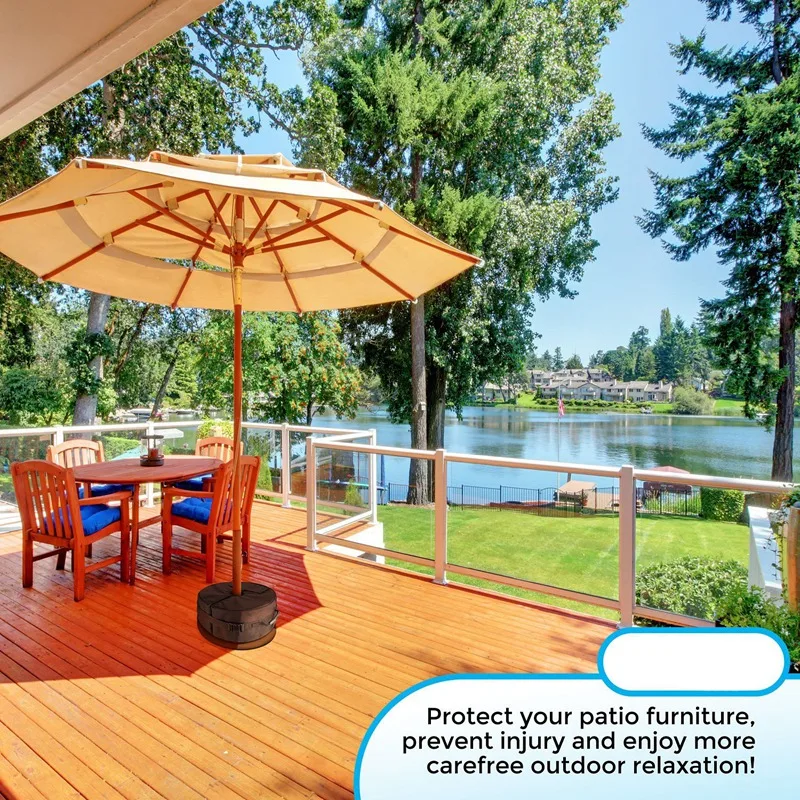 Umbrella Base Weight Cantilever or Outdoor Patio Umbrella Stand Replaces Ugly Sand Bags
