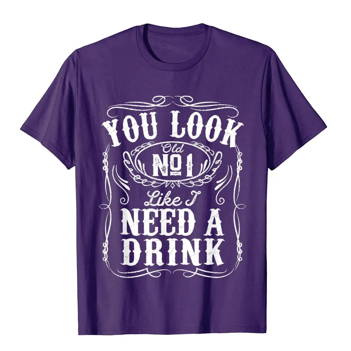 You Look Like I Need A Drink Funny Beer Drinking Music Gift T-Shirt__B6852purple