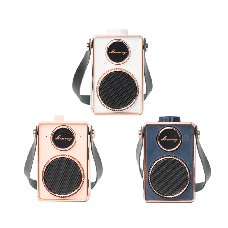 Портативный мини Bluetooth Сабвуфер Звук динамик Ретро Беспроводной Стерео Soundbox WIF66
