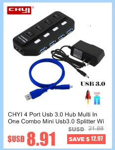 CHYI с несколькими usb-портами концентратор 2,0 4 порта Высокоскоростной USB hab сплиттер алюминиевый литой адаптер мини Компьютерные аксессуары для смартфона