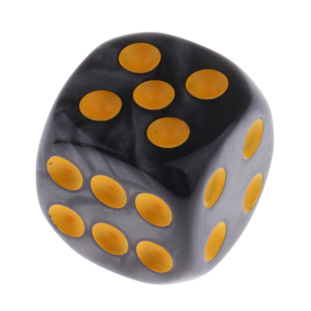 10 Pieces Plastic 6-sided Digital Dice D6 for Party Bar Table Game Accessory Gaming Dice Birthday Parties Board Game