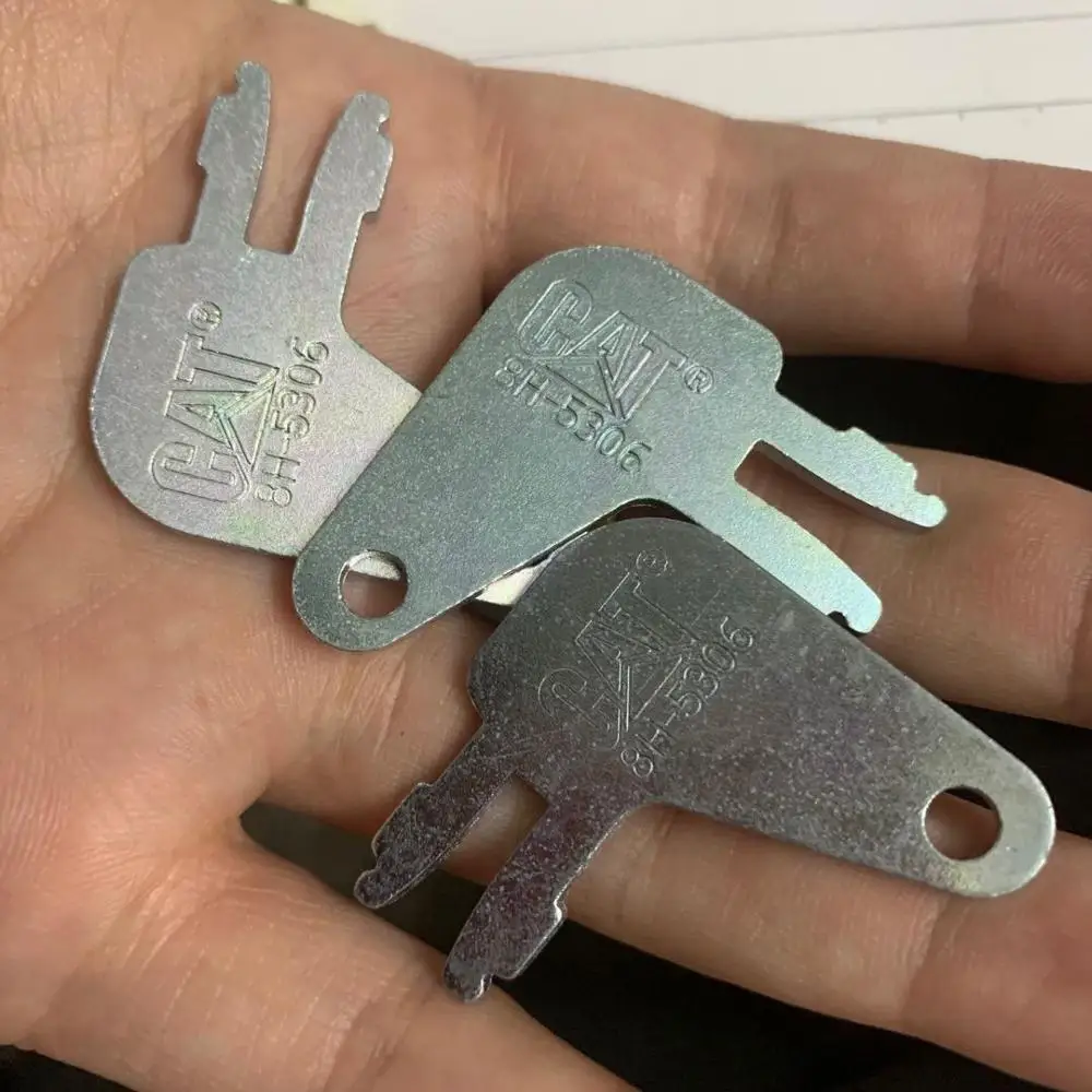 40PC key For 8398 8h5306 key logo 7N0718 8H-5306 Forked Keys For CAT Caterpillar Switch 8H5306 Free Shipping