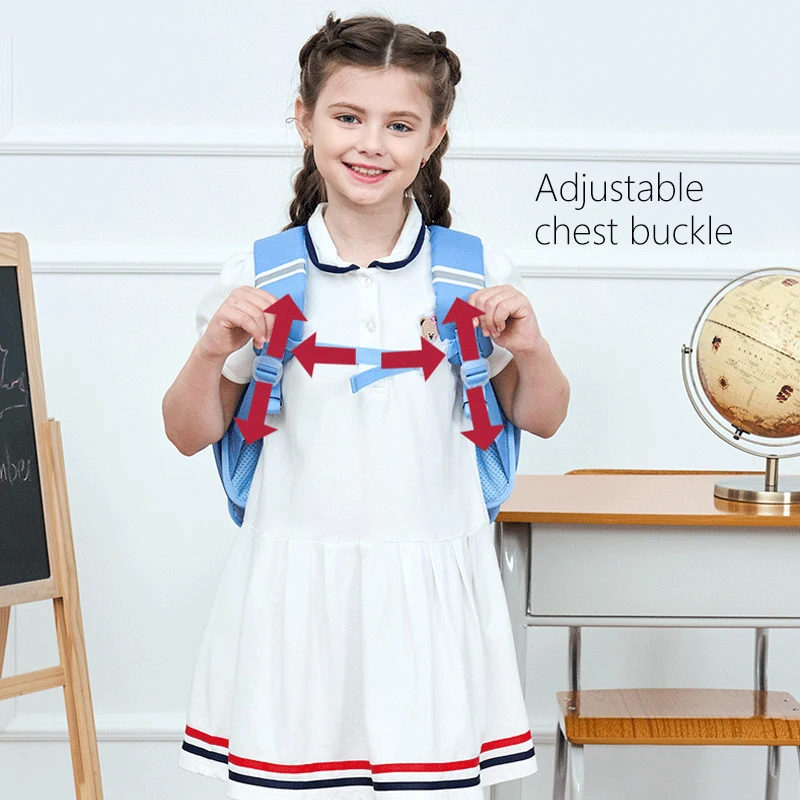 POOLOOS Large Capacity New Design School Bag Leather Waterproof Backpack For Boys Girls Back To School Season Toddle Mochila 5
