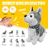 Sound Control Electronic Interactive Dogs Toy Robot Puppy Pets Bark Stand Walk 8 Movements Plush Toys For Kids gifts 1