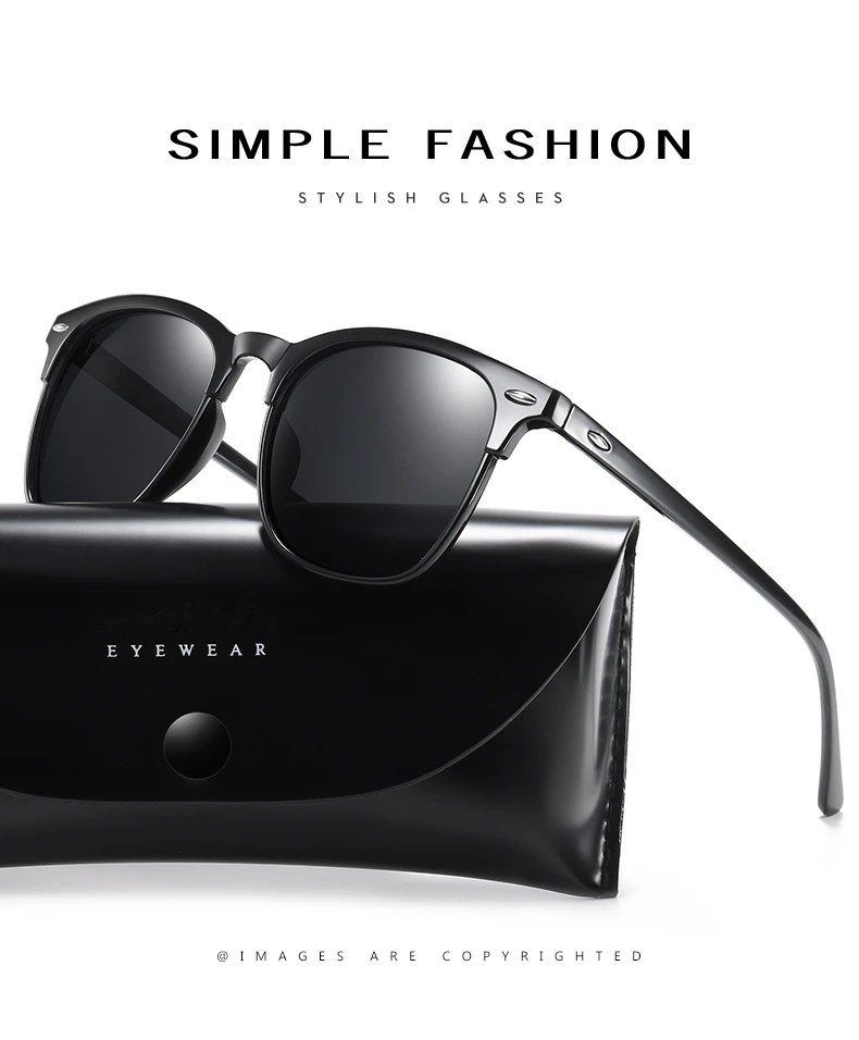 Luxury Brand Designer Men's Sunglasses 2021 Trend Vintage Polarized Sun Glasses For Men Women Mirror Square Sunglass Classic New (1)