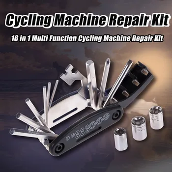 

16 in 1 Repair Tool Set Hex Key Screwdriver Wrench Bicycle Bike Tools Multi Repair Tool Kit chrome vanadium steel 9X4.5X2.5cm