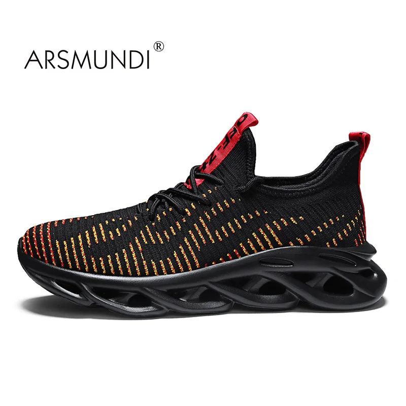 ARSMUNDI мужские кроссовки Новое поступление Лето 2019 спортивные кроссовки Homens беговые кроссовки дышащая сетчатая Спортивная обувь кроссовки