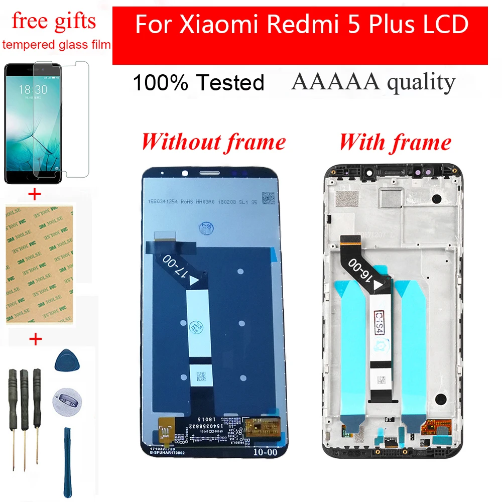 5 99 дюйма для Xiaomi Redmi Plus ЖК дисплей кодирующий преобразователь сенсорного экрана в