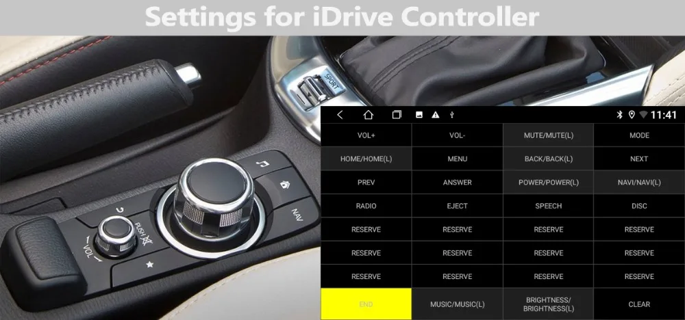 iDrive Settings_M2 Image