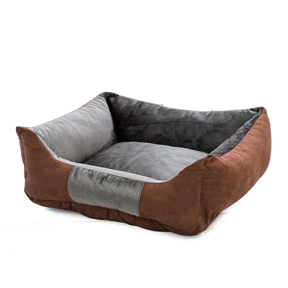 S/M/L/XL Pet Bed Soft Pet Bed Warming Puppy Bed House Soft Material Nest Dog Baskets Winter Warm Kennel For Cat Puppy Supplies