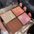 4 Color Illuminator Highlighter Palette Makeup Glow Highlight Face Bronzer Shimmer Powder Contour Palette Cheek Blush Cosmetic