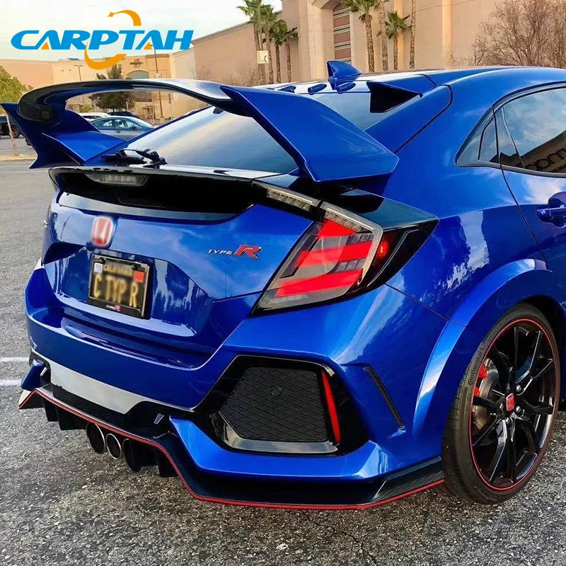 Car Styling Taillight Tail lights For Honda Civic Type R 10th hatchback 2016 2017 DRL+ Dynamic Turn Signal + Reverse + Brake LED