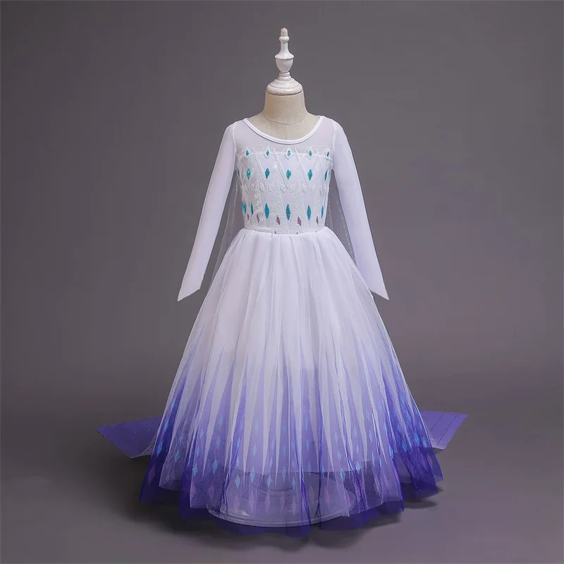 fancy cosplay outfits Girls Princess Dress elsa dress frozen 2 queen anna costume elsa dress for kids