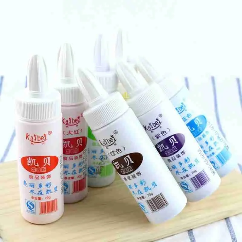 New 8 Flavors Food Coloring Cake Fondant Macaron Dessert Decal Decor Kebab Fruit Powder Pigment Baking Color Decoration Tools