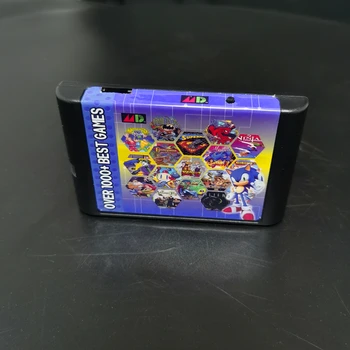 

The Ultimate 1000 in 1 EDMD Remix MD Game Cartridge for USA/ Japanese /European SEGA GENESIS MegaDrive Console