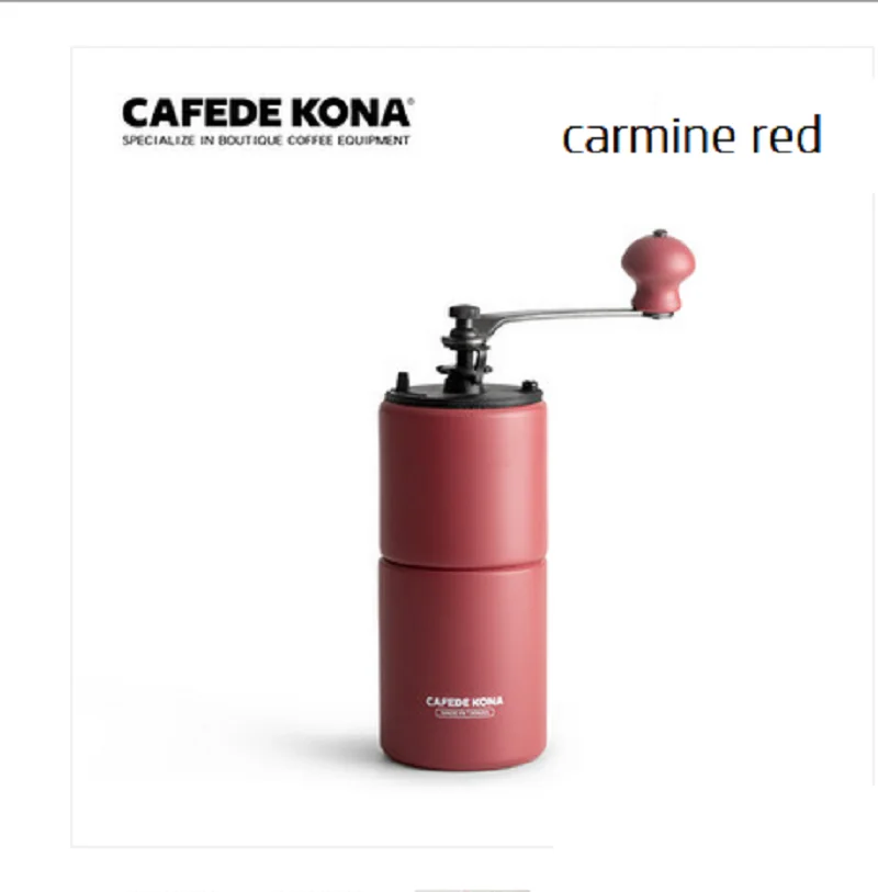 CAFEDE KONA многоцветный Кофе кофемолка, кофейные зерна шлифовальные машины косметическая пудра - Цвет: light red