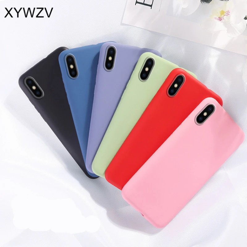 For Huawei Honor 20i Case Matte Soft TPU Silicone Phone Candy Color Back Cover |