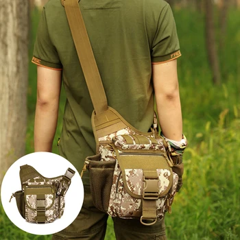 

Waterproof Nylon Army Bag Wear Resistant Nylon Casual Cross Body Bag Adjustable Straps DSLR Camera Zipper Outdoor Sports