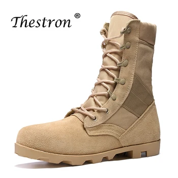 

Spring Men's Tactical Boots Desert Shoes Large Size 39-45 Outdoor Combat Ankle Boots Military Shoes Autumn Walking Shoes