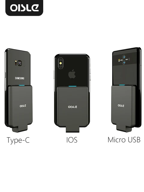 $US $20.76 OISLE mini portable external battery charger/battery case Power Bank for iPhone X 11 7 8 6s xs/Sams
