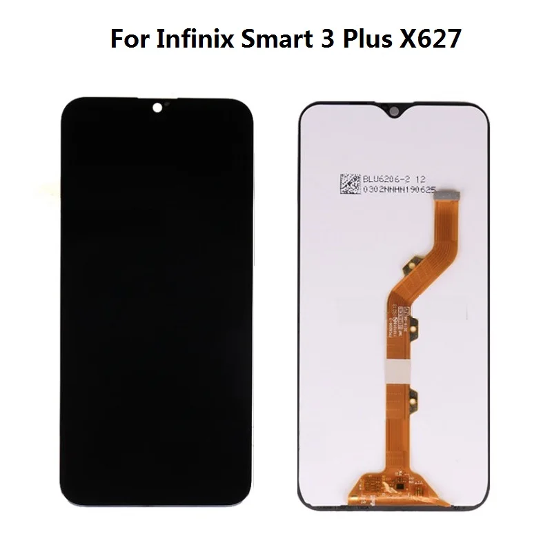 

High AAA Quality For for Infinix Smart 3 Plus X627 LCD Screen and Digitizer Touch Screen Assembly Black