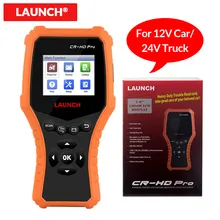 Стартовый автомобильный и грузовик obd2 сканер кодов CR-HD Pro Поддержка 12 В/24 В автомобильный пожизненный бесплатный обновление многоязычный диагностический инструмент