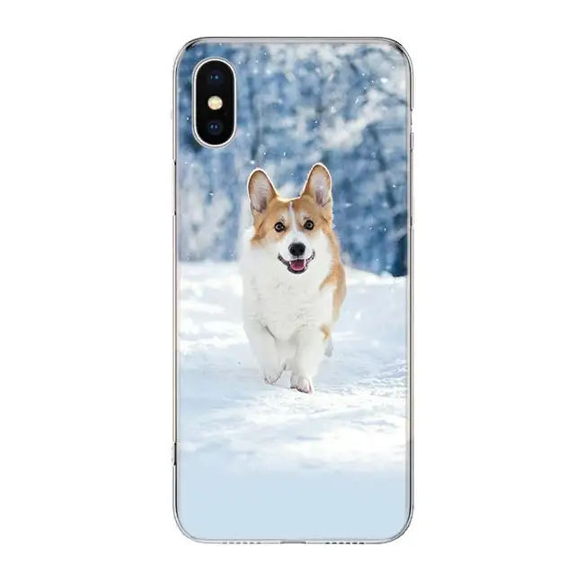 Cute lovely Corgi dogs animal Phone Case Cover For iPhone 13 11 Pro 12 Mini 7 8 6 6S Plus + XR X XS MAX SE 5 5S Art Customized TV224-5