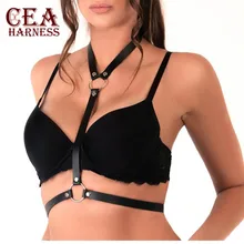 CEA.HARNESS, сексуальные комплекты, для женщин, подвязки, бюстгальтер, жгут, бандаж готический, ремни, подвязки для ног, регулируемый кожаный ремень, в стиле панк, прекрасный