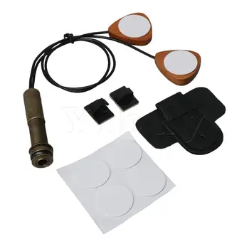 

Yibuy Musical Tool Guitar Pickup With Plastic Buckle Socket Sticker